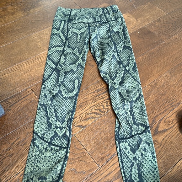 Snakeskin leggings. Unsure of brand. - Picture 1 of 2